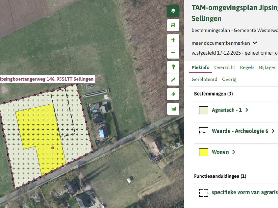 Van agrarisch erf naar wonen met behoud van het landelijke karakter in Sellingen